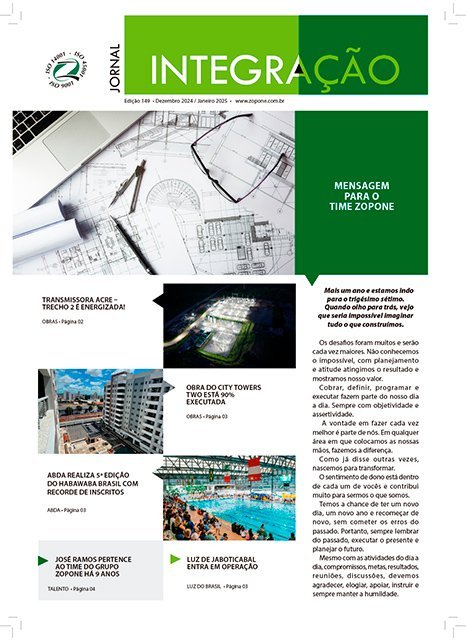 JORNAL INTEGRA��O Z - Dezembro 2024 Janeiro 2025