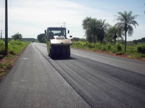 Zopone, setor de pavimentao, conclui obra do DER-SP/Rosana